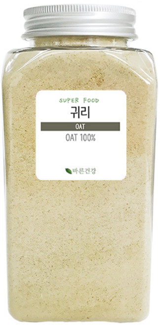 바른건강 볶은귀리 분말 용기, 220g, 1개