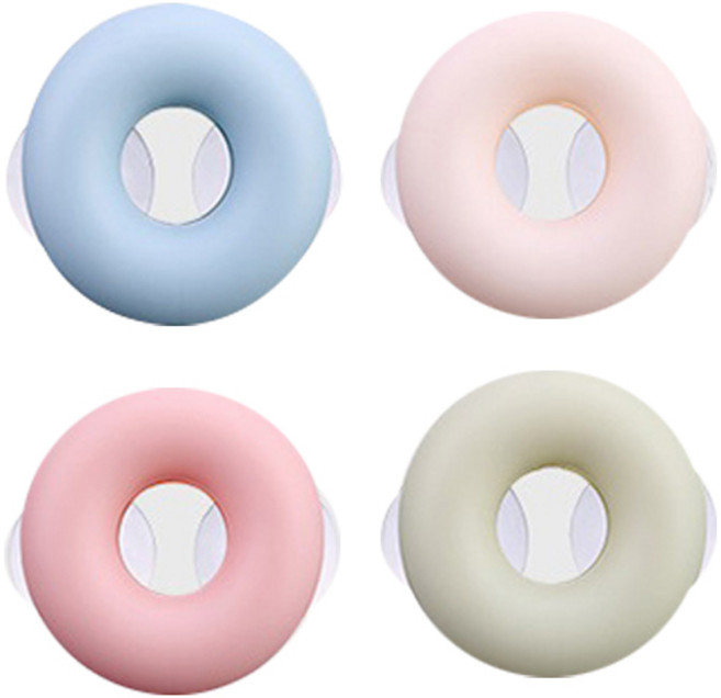 블럭마트 도넛 칫솔꽂이, 랜덤 발송, 4개입