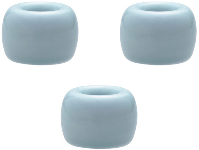 블럭마트 도자기 칫솔꽂이, 블루, 3개