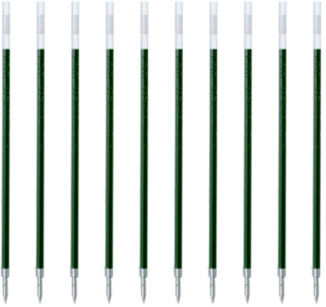 제브라 리필 JK 볼펜심 0.5mm, 그린, 10개