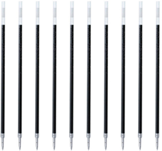 제브라 리필 4C 볼펜심 0.7mm, 블랙, 10개