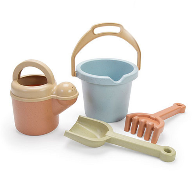 댄토이 바이오 양동이 모래놀이 4p 세트 5610, 혼합 색상, 1개