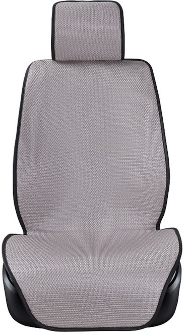 CarStory 논슬립 에어매쉬 통풍시트 앞좌석용 MS-1001, 그레이, 1개