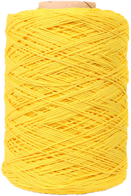 마마니트 동방면사 색사 나염 순면콘사 뜨개실, 316노랑, 1개