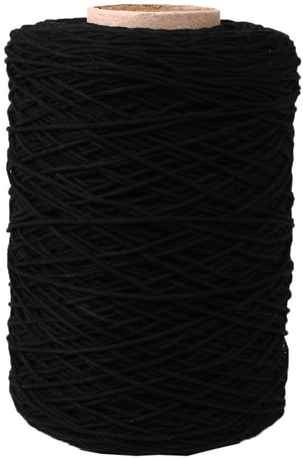 마마니트 동방면사 색사 나염 순면콘사 뜨개실, 314블랙, 1개