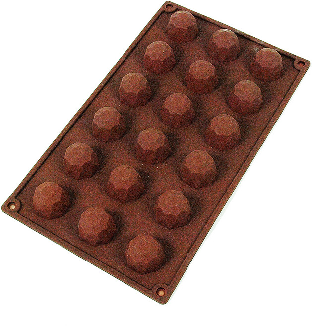 베스톰 SL실리콘 베이킹몰드 미니크리스탈 18구, 랜덤 발송, 1개