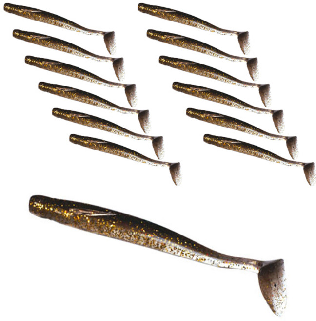 워터맨 뉴하이퍼미노우 루어 HMN20N 13p 2세트, BKGF(이중색), 1g