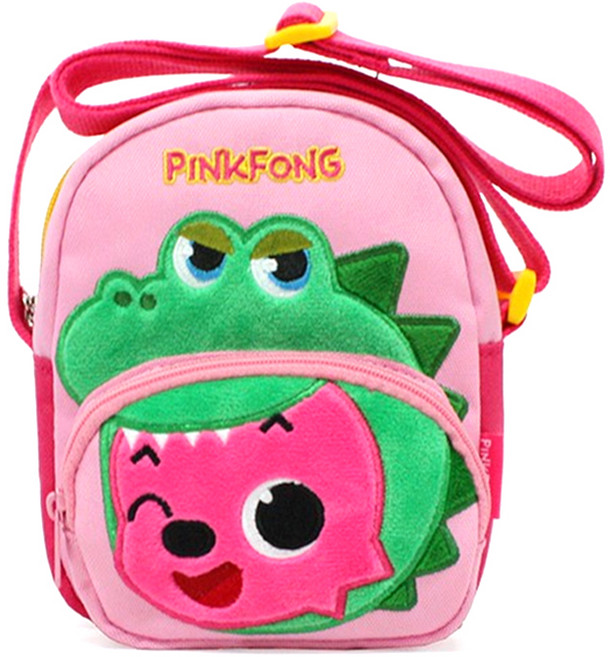 pinkfong 碰碰狐 卡通鱷魚面具斜背包 WP-B17