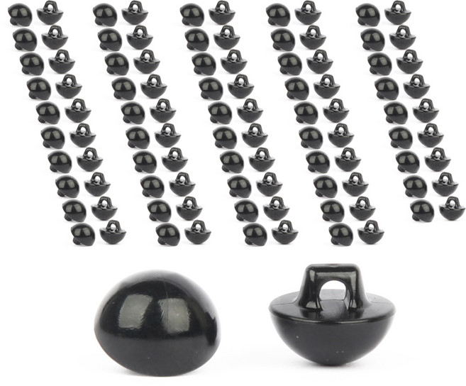 브랜드얀 고급 인형 눈알 단추형 8mm 2p, 50세트