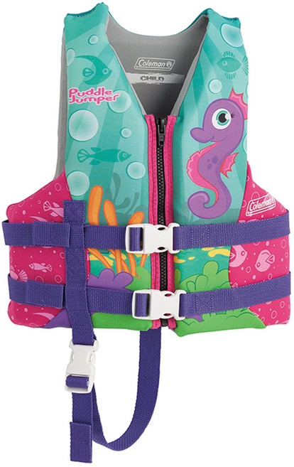 콜맨 퍼들점퍼 차일드 베스트 해마, 혼합 색상, 1개