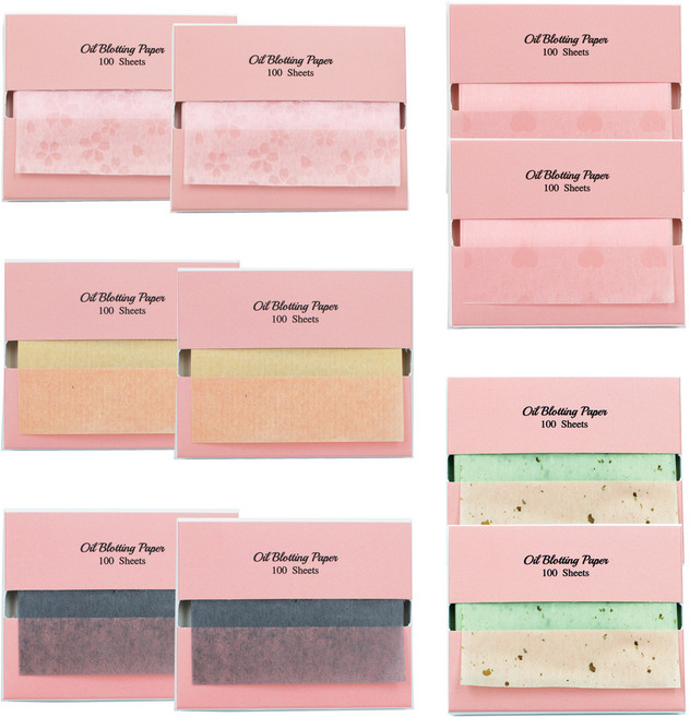 바루쟈 내츄럴 기름종이 리필 5종 세트, 1개