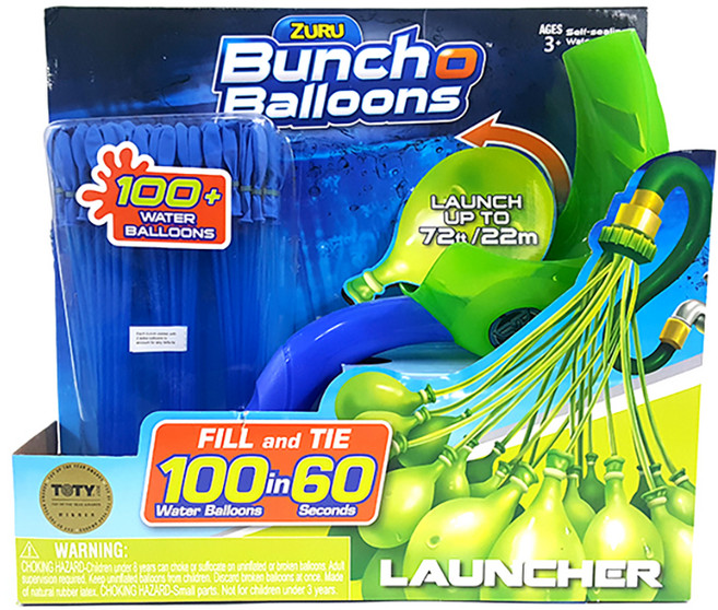 번처벌룬 런쳐 물총, 혼합 색상, 1개