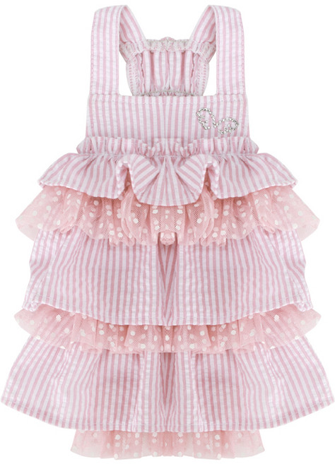 퍼피엔젤 반려동물 눈꽃 캉캉 드레스, 511 PINK, 1개