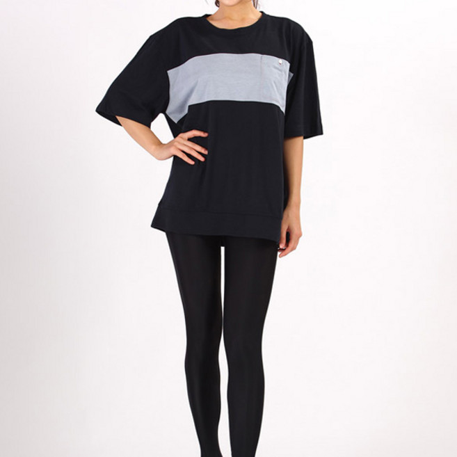 더시럽 여성용 써니 오버핏 고리워터레깅스 세트