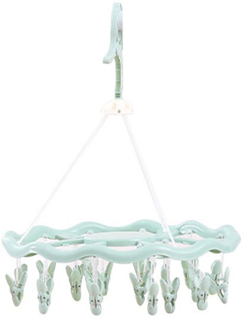 마켓감성 사각 다용도 24집게 빨래건조대 랜덤 발송, 1개