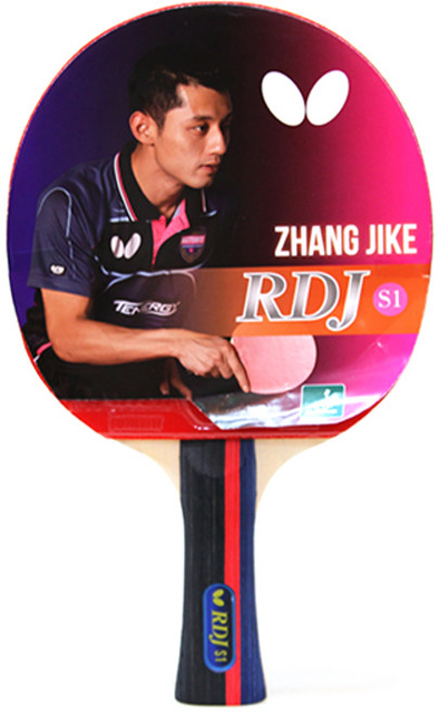 버터플라이 쉐이크핸드 탁구 라켓 ZHANG JIKE RDJ S1, 1개