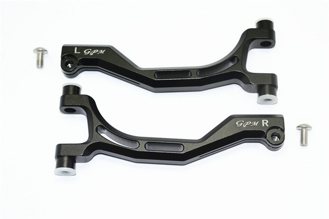 GPM ALUMINUM FRONT UPPER ARMS 4p, BK, 1세트