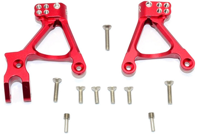 GPM AXIAL Racing SCX10 II Aluminium Front Shock Hoops 1pr 세트, R, 1세트