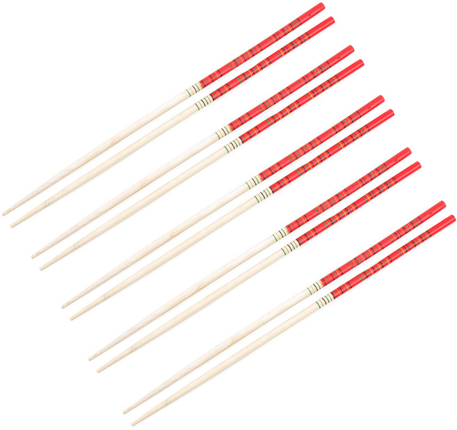 블룸엣홈 튀김젓가락 특대, 혼합 색상, 5개