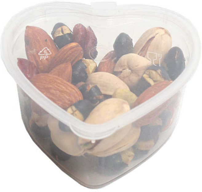 피크닉하우스 뚜껑일체형 하트소스통 대 6.5 x 7 x 3.4 cm, 1개입, 50개