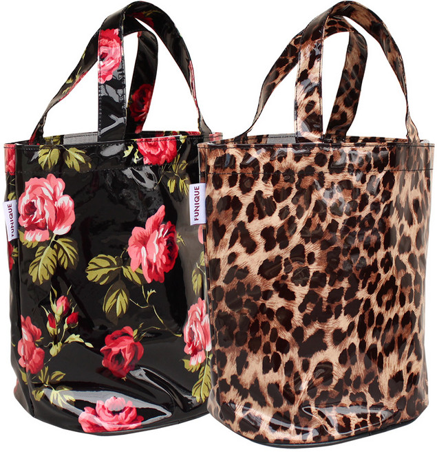 퍼닉 물빠지는피크닉가방 2종세트 블랙로즈 + 호피, 1세트
