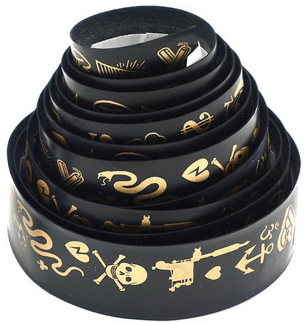 치넬리 마이크 자이언트 벨벳 자전거 바테잎, 골드, 1개