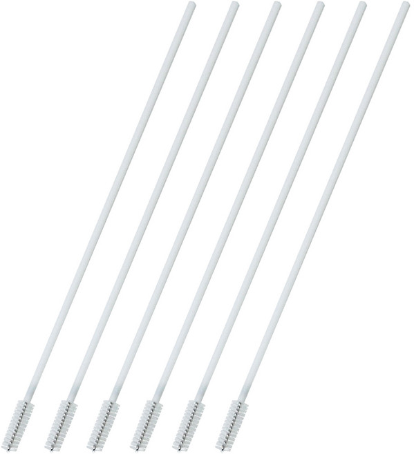 베이비베어 빨대솔 대롱형 6p, 1세트, 화이트