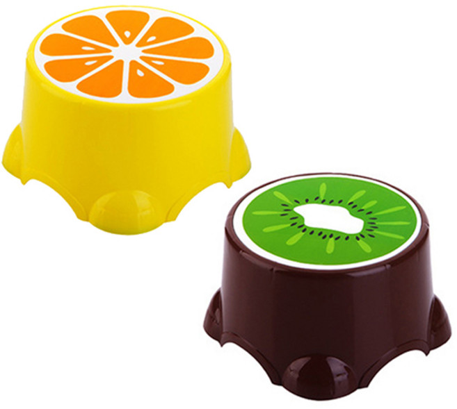 블럭마트 과일모양 욕실의자 랜덤 발송 S, 2개입
