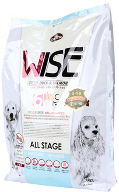 데이스포 강아지 와이즈 기능성 사료, 오메가3, 5kg, 1개