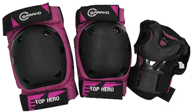 탑히어로 유아동 보호대, 핑크