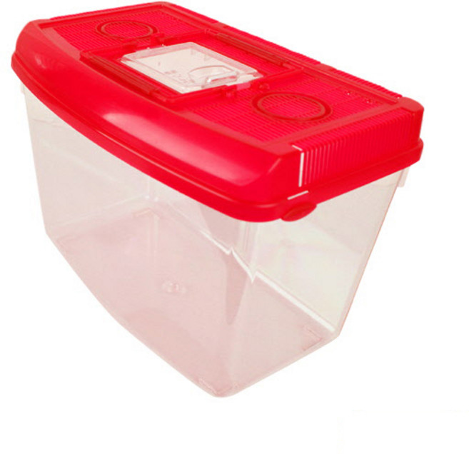 대일 라운드 채집통 레드 중, 1개