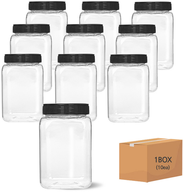 미르코리아 밀폐용기 PET NO31, 10개, 250ml