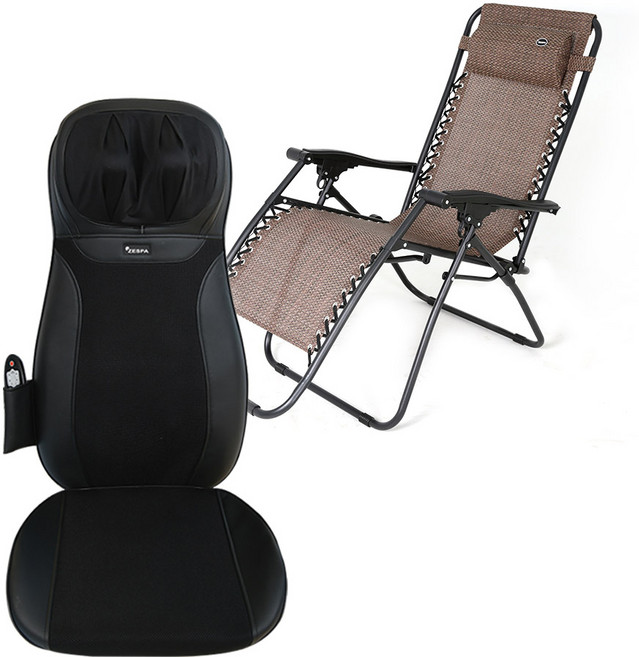 제스파 애니 바디밸런스 의자형 안마기 ZP942 + 이지릴렉스 체어 ZP1995 세트, ZP942(안마기), ZP1995(의자), 혼합색상