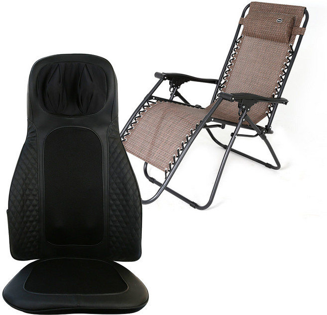 제스파 비트 파워 태핑 마사지기 ZP1071 + 이지릴렉스 체어 ZP1995 세트, ZP1071(안마기), ZP1995(의자), 혼합색상