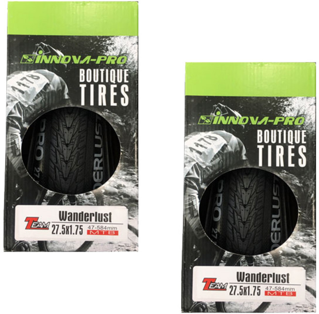 이노바 원더러스트 엠티비 자전거타이어 울트라 라이트 앞 + 뒤, 1세트
