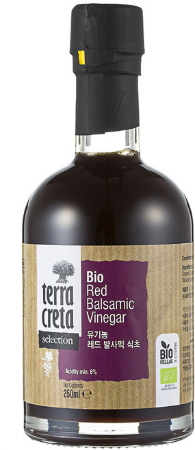 테라크레타 유기농 레드 발사믹 비니거 식초, 250ml, 1개