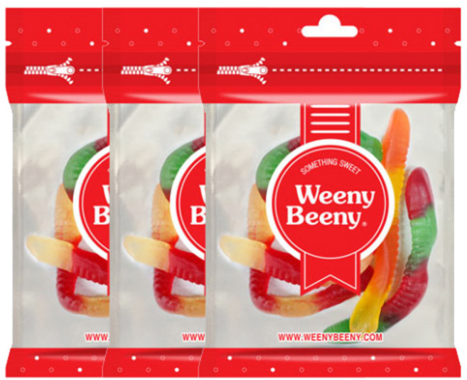 위니비니 웜즈구미, 50g, 3개