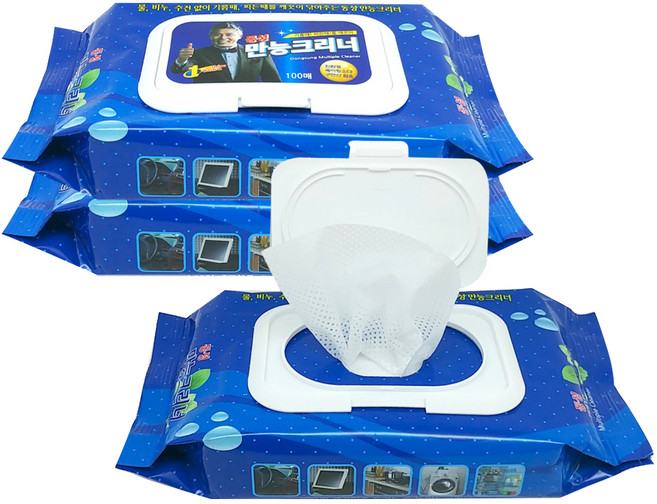 동성크리너 만능크리너 캡형 100매, 3개