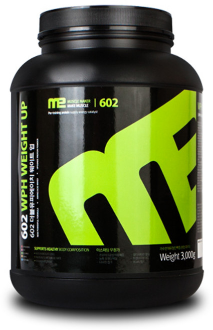 헬스빌 엠투 602 WPH 웨이트업 단백질보충제, 1개, 3kg