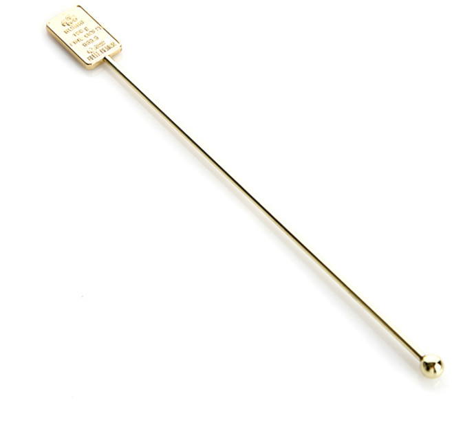 벨르디자인 머들러 사각 골드바, 골드, 1개