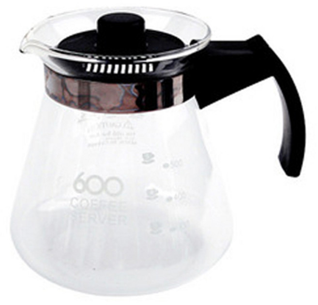 SW 드립 커피서버 600ml, 혼합 색상, 1개