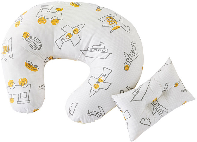 쁘리엘르 마이크로화이바 수유쿠션 + 수유쿠션베개, 토미(옐로우)