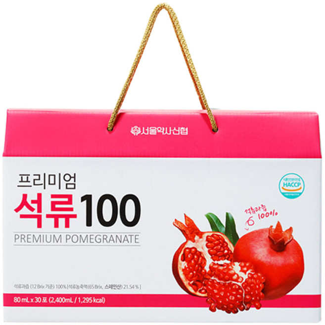 서울약사신협 프리미엄 석류즙 100, 30개입, 80ml