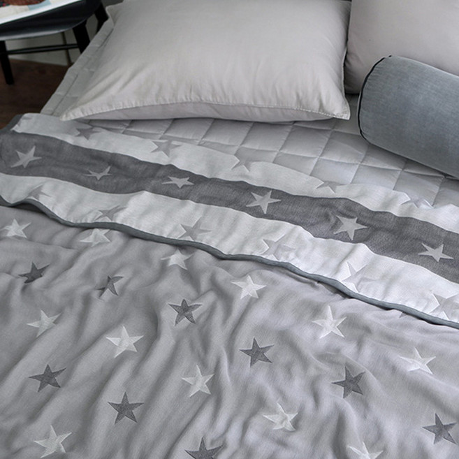 타카타카 프리미엄코튼 6중 거즈 양면 블랭킷 폴인스타