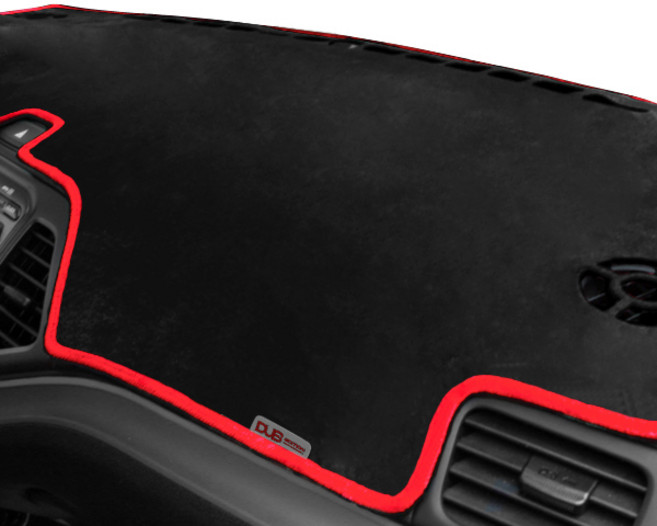 DUB 골드 에디션 벨벳 대쉬보드커버 블랙 원단 + 레드 라인, 레간자 1997~2002년