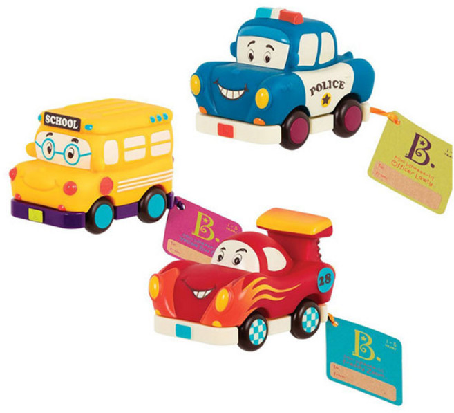 브랜드비 폴리스 차일드 소프트카 3종세트, 혼합색상, 1개