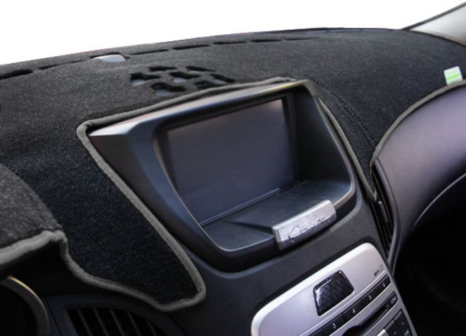 본투로드 에코 차량용 대쉬보드커버 블랙 원단 그레이 라인 + DUB 종이 방향제, 신형 I30 핫해치 3세대 2017년~