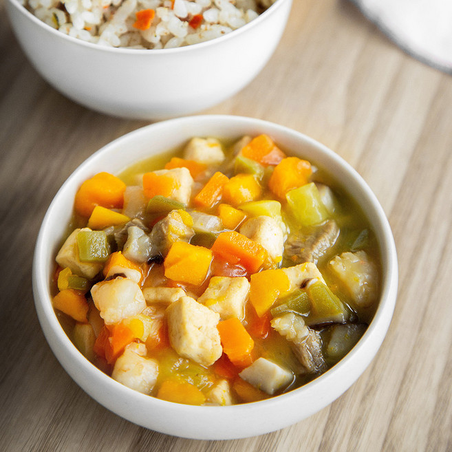 엘빈즈 클래식 영양 반찬 7단계 한우두부덮밥소스 120g, 소고기, 3개