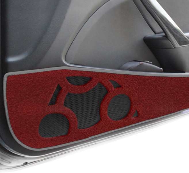 본투로드 노블레스 도어커버 1열 + 2열 와인 원단 그레이 라인 + DUB 종이 방향제, 아이오닉 2016년~