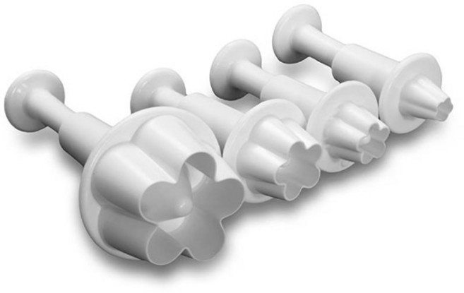 벚꽃모양 커터 4종 세트, 1세트